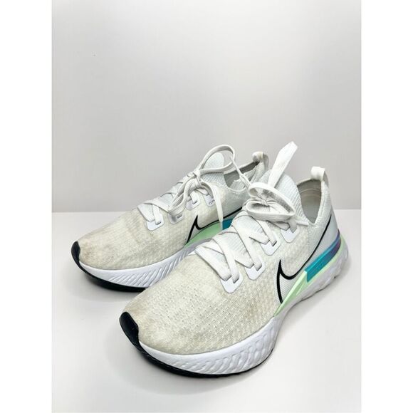 Nike Sneakers Size 10 Women's React Infinity Run Flyknit White Ombre 2020 - Picture 2 of 10